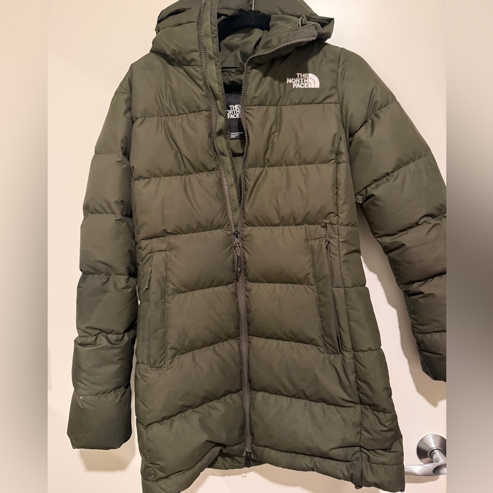 The North Face Women's Green Puffer Coat